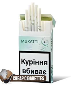 Muratti Fresco Super Slims cigarettes, 20-stick flip-top box, front view