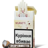Muratti Rosso Super Slims cigarettes, 20-stick hinge-lid box, front view