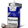 Parker & Simpson C-Line Blue Compact cigarettes, 20-stick box, single pack front view