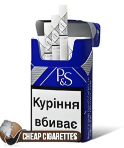 Parker & Simpson C-Line Blue Compact cigarettes, 20-stick box, single pack front view