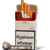 Philip Morris Red 100's cigarettes, 20-stick hinge-lid box, front view