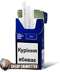 Priluki Premium Demi Compact cigarettes, 20-stick paper box, front view