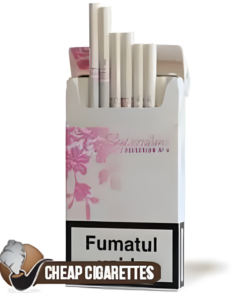 Prima Lux Selection n.4 Super Slims cigarettes, 20-stick flip-top box, front view