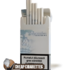 Prima Lux Selection n.6 Silver Super Slims cigarettes, 20-stick box, front view