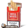 Red & White Classic Non-Filter King Size cigarettes, 20-stick hinge-lid box, front view