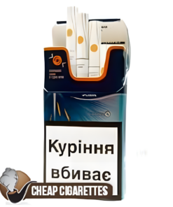 Rothmans Demi Click Citrus Compact cigarettes, 20-stick box, front view