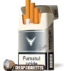Titan Legato Silver King Size cigarettes, 20-stick hinge-lid box, front view