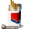 Viceroy Red King Size cigarettes, 20-stick hinge-lid box, single pack front view