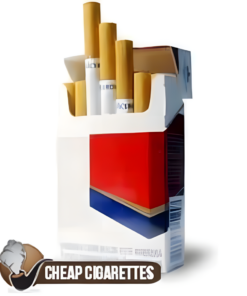 Viceroy Red King Size cigarettes, 20-stick hinge-lid box, single pack front view