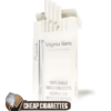 Virginia Premium One Super Slims cigarettes, 20-stick flip-top pack, front view