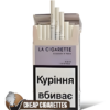 Vogue Bleue Super Slims cigarettes, 20-stick hinge-lid box, single pack front view