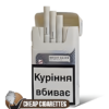 West Bright Silver Compact cigarettes, single flip-top pack of 20, front view