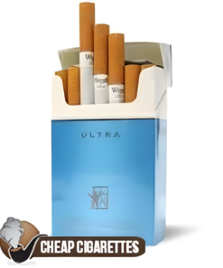West Ultra King Size cigarettes, 20-stick box, single pack front view