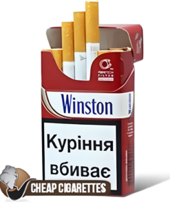 Winston Classic King Size cigarettes, 20-stick pack, front view