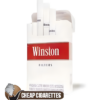 Winston Filters Red King Size cigarettes, 20-stick flip-top pack, front view