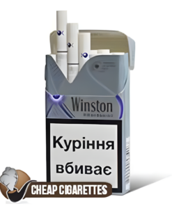Winston XSpression Purple Compact cigarettes, 20-stick flip-top pack, front view
