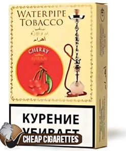Ahram Cherry hookah tobacco, 250 g factory-sealed pouch, front view