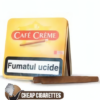 Signature Cafe Creme cigarillos, pack of 10, machine-made shortfiller, single pack front view