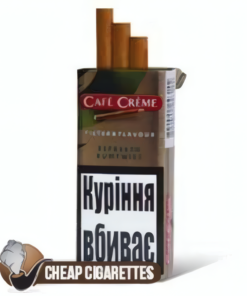 Cafe Creme Espresso Rumtwist cigarillos, single sealed pack of 10, front view