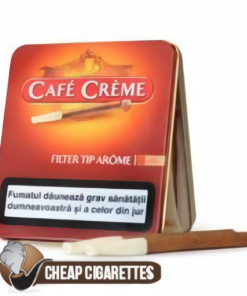 Cafe Creme Tip Arome cigarillos, single sealed pack of 10, front view