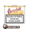 Chesterfield Original MYO rolling tobacco, 70 g tin, closed front view