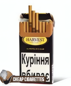 Harvest Sweet Cherry cigarillos, pack of 20, super slim format, single pack front view