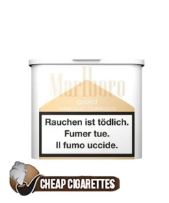 Marlboro Gold Fine Cut rolling tobacco, 70 g tin, closed tin, front view