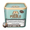 Pueblo Blue RYO/MYO rolling tobacco, 100 g resealable box, front view