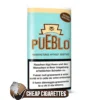Pueblo Blue rolling tobacco, 25 g resealable pouch, front view