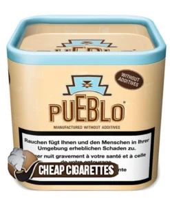 Pueblo Classic rolling tobacco, 100 g vacuum tin, front view