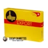Villiger Export 5 Yellow cigarillos, pack of 5, cardboard pocket sleeve, front view