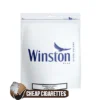 Winston Blue HVT rolling tobacco, 145 g stand-up pouch, front view