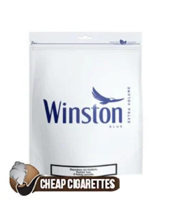 Winston Blue HVT rolling tobacco, 145 g stand-up pouch, front view