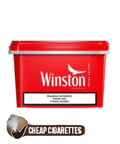 Winston Classic HVT 230g rolling tobacco, 230 g resealable tin, front view