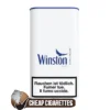 Winston Volume Blue HVT rolling tobacco, 85 g rigid tin, front view
